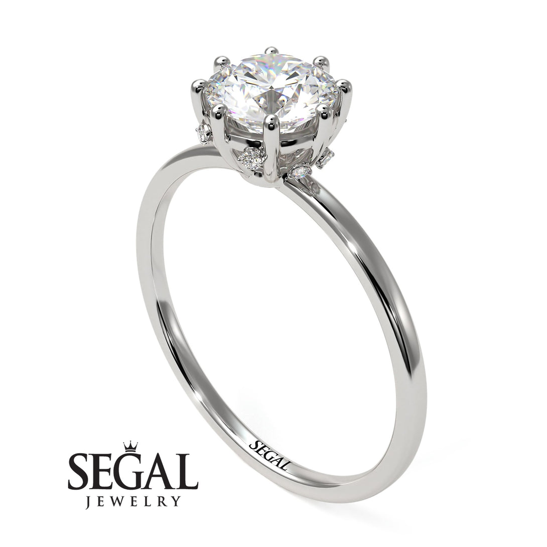 Classic Diamond Ring With Hidden Stones - Elliana No. 3