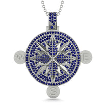 Wind Rose Sapphire Pendant - Gregory No. 15 image 1