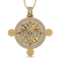 Wind Rose Diamond Pendant - Gregory No. 1 image 1