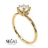 Classic Diamond Ring With Hidden Stones - Elliana No. 1