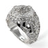 Diamond Royal Lion Men Signet Ring - Terry No. 3 image 1