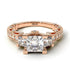 Modern Geometric Diamond Gold Engagement Ring - Beverly No. 2 image 4