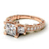 Modern Geometric Diamond Gold Engagement Ring - Beverly No. 2 image 5