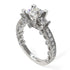 Modern Geometric Diamond Gold Engagement Ring - Beverly No. 3 image 1