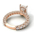4Ct Radiant Cut Diamond Engagement Ring - Serenity No. 2 image 4