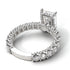 TY- Down payment -4Ct Radiant Cut Diamond Engagement Ring - Serenity No. 3 image 4
