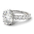 4ct Oval Cut Diamond Engagement Ring - Xena No. 3 image 3