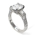 Exclusive Handmade Diamond Geometrical Engagement Ring - Yolanda No. 3 image 1