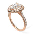 Halo Pear Diamond Pave Engagement Ring - Ingrid No. 2 image 3