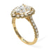 Halo Pear Diamond Pave Engagement Ring - Ingrid No. 1 image 3