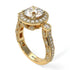 Milgrain Halo Pave Diamond Engagement Ring - Mabel No. 1 image 1