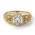 Art Deco Diamond Leaves Engagement Rings - Thalia No. 1 image 3
