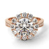 Diamond Round Halo Engagement Ring - Unity No. 2 image 3