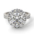 Diamond Round Halo Engagement Ring - Unity No. 3 image 3