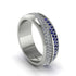 1.4Ct Diamond & Sapphire Eternity Wedding Ring - Merritt No. 63 image 1