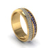 1.4Ct Diamond & Sapphire Eternity Wedding Ring - Merritt No. 61 image 1