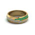 1.4Ct Diamond & Emerald Eternity Wedding Ring - Merritt No. 16 image 3