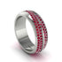 1.4Ct Ruby Eternity Wedding Ring - Merritt No. 57 image 1