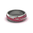 1.4Ct Ruby Eternity Wedding Ring - Merritt No. 57 image 3