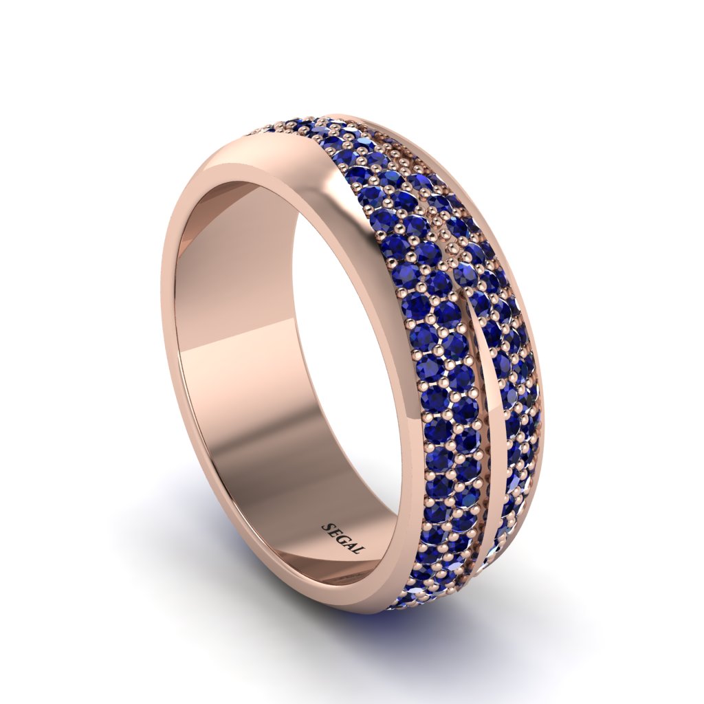 1.4Ct Sapphire Eternity Wedding Ring - Merritt No. 74