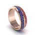 1.4Ct Sapphire & Ruby Eternity Wedding Ring - Merritt No. 59 image 1