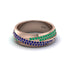 1.4Ct Sapphire & Emerald Eternity Wedding Ring - Merritt No. 29 image 3
