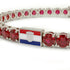 Ruby Tennis Bracelet with Croatia Flag no. 12 image 4