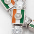 Diamond Tennis Bracelet with India Flag no. 3 image 3