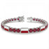 Ruby Tennis Bracelet with Poland Flag no. 12 image 2
