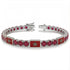 Ruby Tennis Bracelet with Morocco Flag no. 12 image 2