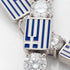 Diamond Tennis Bracelet with Greece Flag no. 3 image 3