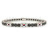 Black Diamond Tennis Bracelet with South Korea Flag no. 9 image 1