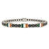 Black Diamond Tennis Bracelet with Ireland Flag no. 9 image 1