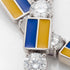 Diamond Tennis Bracelet with Ukraine Flag no. 3 image 3