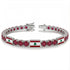 Ruby Tennis Bracelet with Lebanon Flag no. 12 image 2