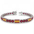 Ruby Tennis Bracelet with Spain Flag no. 12 image 2