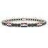 Black Diamond Tennis Bracelet with Croatia Flag no. 9 image 1