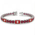Ruby Tennis Bracelet with Switzerland Flag no. 12 image 2