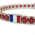 Ruby Tennis Bracelet with France Flag no. 12 image 4