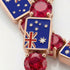 Ruby Tennis Bracelet with Australia Flag no. 11 image 3