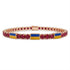 Ruby Tennis Bracelet with Ukraine Flag no. 11 image 1