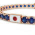Sapphire Tennis Bracelet with Japan Flag no. 14 image 4
