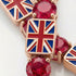 Ruby Tennis Bracelet with United Kingdom Flag no. 11 image 3