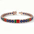 Sapphire Tennis Bracelet with Portugal Flag no. 14 image 2