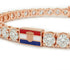 Diamond Tennis Bracelet with Croatia Flag no. 2 image 4