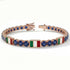 Sapphire Tennis Bracelet with Mexico Flag no. 14 image 2
