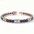 Sapphire Tennis Bracelet with Argentina Flag no. 14 image 2