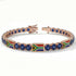Sapphire Tennis Bracelet with South Africa Flag no. 14 image 2