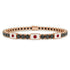 Black Diamond Tennis Bracelet with Japan Flag no. 8 image 1