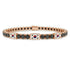Black Diamond Tennis Bracelet with South Korea Flag no. 8 image 1